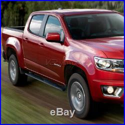4 Crew Cab 2015-2019 Colorado Canyon Running Boards Side Step Bars Stainless