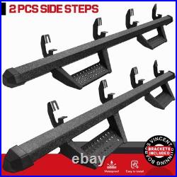 4 Drop BLK Running Boards Fit 2015-2026 Colorado/Canyon Crew Cab Nerf Bar BCKA
