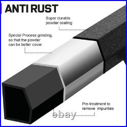 4 Drop BLK Running Boards Fit 2015-2026 Colorado/Canyon Crew Cab Nerf Bar BCKA