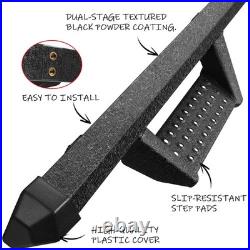 4 Drop BLK Running Boards Fit 2015-2026 Colorado/Canyon Crew Cab Nerf Bar BCKA