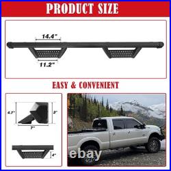 4 Drop BLK Running Boards Fit 2015-2026 Colorado/Canyon Crew Cab Nerf Bar BCKA