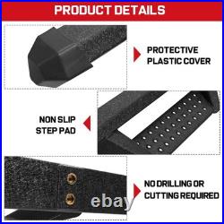 4 Drop BLK Running Boards Fit 2015-2026 Colorado/Canyon Crew Cab Nerf Bar BCKA