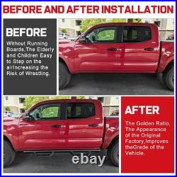 4 Drop BLK Running Boards Fit 2015-2026 Colorado/Canyon Crew Cab Nerf Bar BCKA 4 Drop BLK Running Boards Fit 2015-2026 Colorado/Canyon Crew Cab Nerf Bar BCKA