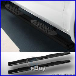 4 Oval Blk Side Step Nerf Bar Rail Running Board 04-12 Colorado/canyon Extended