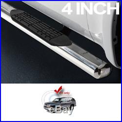 4 Oval Chrome Side Step Nerf Bars Rail Running Boards 00-14 Tahoe/02+ Escalade
