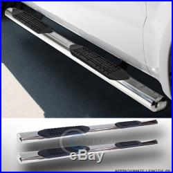 4 SS CHROME SIDE STEP NERF BAR running board 04-12 COLORADO/CANYON EXTENDED CAB
