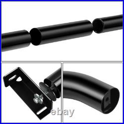 4OD Black Side Step Nerf Bars for 99-09 Silverado Sierra Extended/Crew Cab
