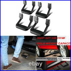 4Pcs Pickup Running Board Side Step Pedal Fits for Chevrolet Colorado 2003-2022