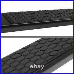 5.5 Coated Step Pad Flat Running Boards for Silverado Sierra Extended Cab 07-19