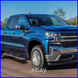 5.5 SS Flat Running Board Side Step Bar for 07-19 Silverado Sierra Extended Cab