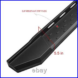 5.5 Steel Running Board Side Step Bar for 15-20 Colorado Canyon Truck Crew Cab