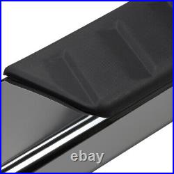 5 Black SS Running Board Side Step Bar for 07-19 Silverado/Sierra Extended Cab