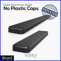 5 Black iBoard Running Boards Nerf Bars Fit 03-18 Chevy Express / GMC Savana