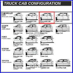 5 Curved Oval Coated Step Bar Running Board for Colorado GMC Extended Cab 15-20