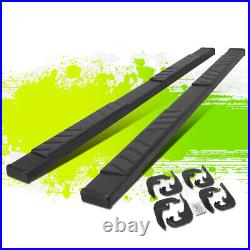 5 Flat Coated Step Bar Running Boards for Chevy GMC Heavy Duty Crew Cab 19-22