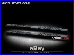 5 Matte Blk Side Step Nerf Bars Rail Running Board 04+ Colorado/Canyon Crew Cab