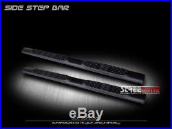 5 Matte Blk Side Step Nerf Bars Rail Running Board 99-18 Silverado Extended Cab