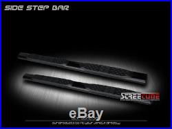 5 Tube Blk Side Step Nerf Bars Rail Running Boards 99-18 Silverado Extended Cab