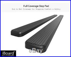 5 iBoard Running Boards Nerf Bars Fit 01-13 Chevy Silverado/GMC Sierra Crew Cab