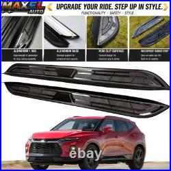 550LBS Running Boards Side Steps Fits for Chevy Blazer 2019-2026 With Bracket
