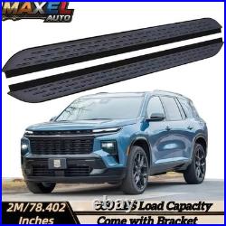 550lbs Running Boards Nerf Bar Side Steps Fits for Chevrolet Traverse 2024-2026