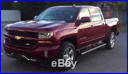 6 07-18 Silverado Sierra Crew Cab Nerf Bars Side Step OE Running Boards withCover