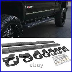 6 07-18 Silverado/Sierra Crew Cab Nerf Bars Side Steps Running Boards withCovers