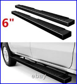 6 07-18 Silverado/Sierra Crew Cab Nerf Bars Side Steps Running Boards withCovers