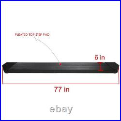 6.25 Side Step Nerf Bar Running Boards for 19-21 Silverado Sierra Extended Cab