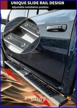 6.5 Inches Running Boards Compatible with 2019-2026 Chevy Silverado/Gmc Sierra 1