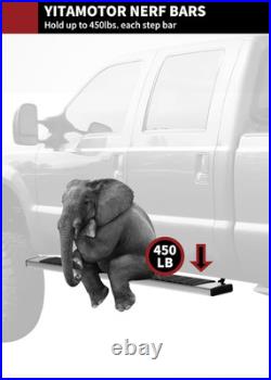 6.5 Inches Running Boards Compatible with 2019-2026 Chevy Silverado/Gmc Sierra 1