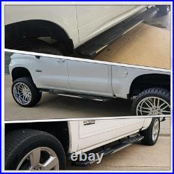 6.5 Running Board Fit 2019-2026 Silverado/Sierra 1500 Crew Cab BLK Nerf Bar KR