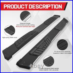 6.5 Running Board Fit 2019-2026 Silverado/Sierra 1500 Crew Cab BLK Nerf Bar KR