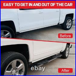 6.5 Running Board Fit 2019-2026 Silverado/Sierra 1500 Crew Cab BLK Nerf Bar KR