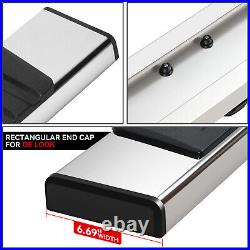 6.69 Step Bar Running Boards for 07-19 Silverado/Sierra 2500HD 3500HD Ext Cab