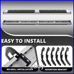 6.7 Step Nerf Bar Running Boards for 2007-2019 Silverado Sierra Extended Cab