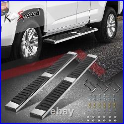 6.75 Flat Running Boards for Chevy Colorado GMC Canyon Extended Cab 2015-2024