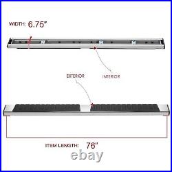 6.75 Flat Running Boards for Chevy Colorado GMC Canyon Extended Cab 2015-2024