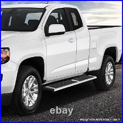 6.75 Flat Running Boards for Chevy Colorado GMC Canyon Extended Cab 2015-2024