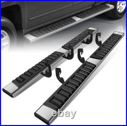 6.75 Inch Running Boards Compatible with 2007-2019 Chevy Silverado GMC Sierra 15