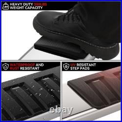 6.75 Side Step Bar Running Boards for 07-19 Chevy Silverado Regular Cab 2-Door