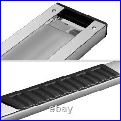 6.75 Side Step Bar Running Boards for 07-19 Chevy Silverado Regular Cab 2-Door