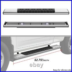 6.75 Side Step Bar Running Boards for 07-19 Chevy Silverado Regular Cab 2-Door
