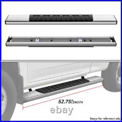6.75 Step Bar Running Boards for 2007-2019 Chevy Silverado Regular Cab 2-Door