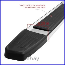 6 Aluminum Running Board Side Step Nerf Bar for 17-19 Silverado/Sierra Crew Cab