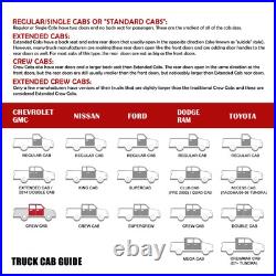 6 Aluminum Running Board Side Step Nerf Bar for 17-19 Silverado/Sierra Crew Cab