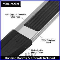 6 Bar Side Step Fit 19-24 Silverado/Sierra Crew Cab SS Board Running Board S