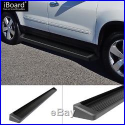 6 Black iBoard Running Boards Fit 09-17 Chevrolet Traverse GMC Acadia