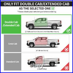 6 Brackets For 2019-2024 Silverado/Sierra Double Cab 6 Running Boards Side Step
