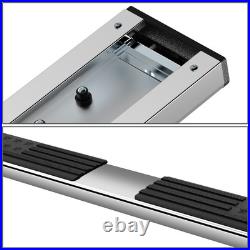6 Chrome Running Board Side Step Nerf Bar For 07-19 Silverado Sierra Crew Cab
